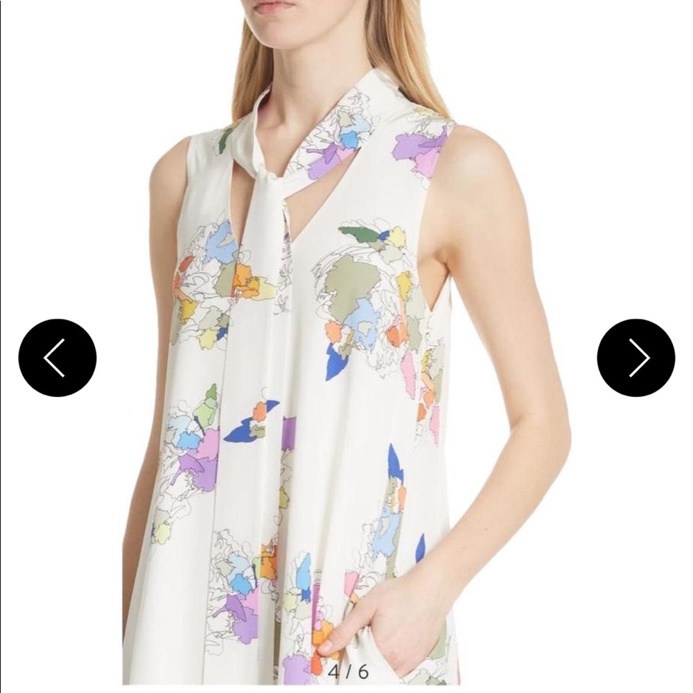 Tibi Camellia silk printed dress - Picture 3 of 6